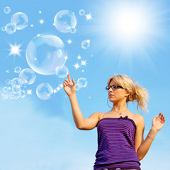 Dreams of the young girl burst as if soap bubbles