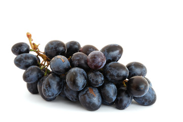 Grapes isolated on white background