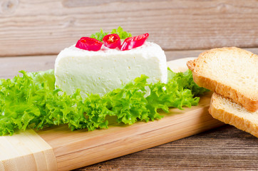 Quark (Polnische Twarozek ) mit Tomaten