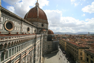 Fototapeta na wymiar Katedra Santa Maria del Fiore - Florencja