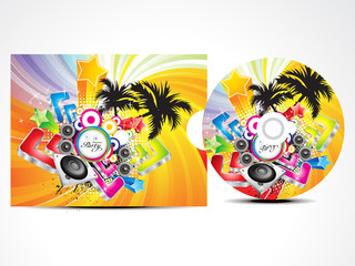 abstract colorufl musical cd cover