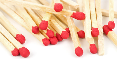 Pile of matchsticks