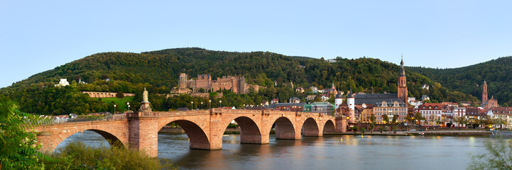 Panorama von Heidelberg - obrazy, fototapety, plakaty