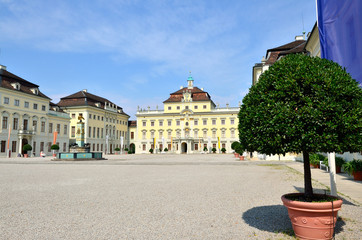 Fototapeta premium Innenhof Residenzschloss Ludwigsburg