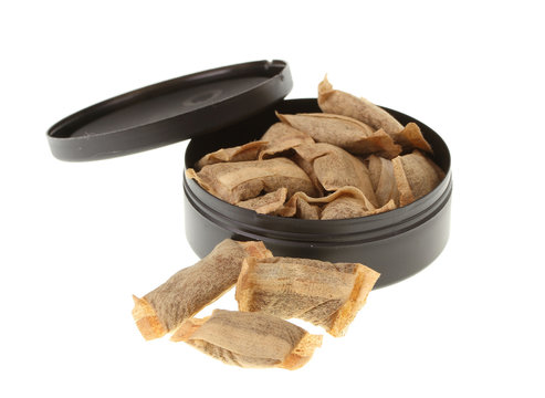 Snus aus der Dose / freigestellt