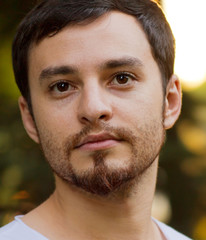portrait of a young man with a beard