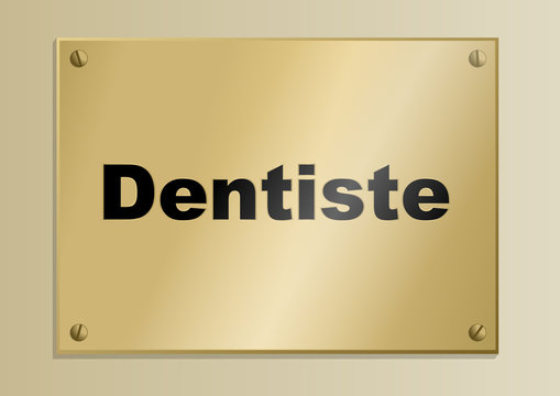 Plaque_Metier_Dentiste