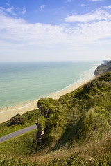View at d-day beach, Normandy, France