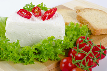 Quark (Polnische Twarozek ) mit Tomaten