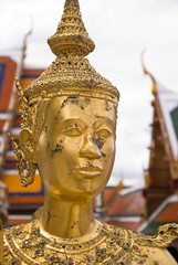 Golden Angel statue at Wat Pra Kaeo