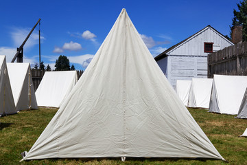 Old Canvas Army Tents