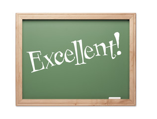 Excellent! Green Chalk Board Kudos Series
