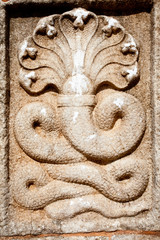 rock carving of naga in jetavana stupa, sri lanka © takepicsforfun