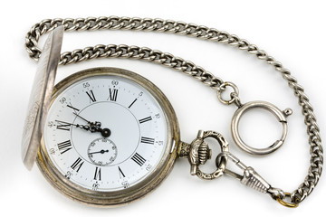 Taschenuhr mit Uhrkette-1