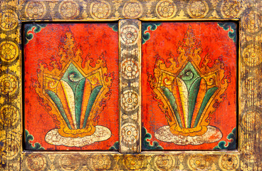 vintage painting on furniture