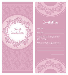 Invitation background, greeting card