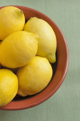 Lemons in a bowl