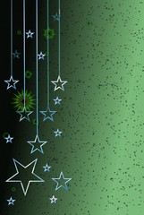 Weihnachtskarte hochkant