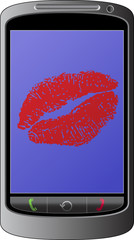 phone with lips © mtmmarek