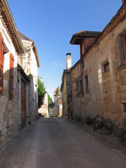 Fototapeta na wymiar Village de Curemonte ; Limousin ; Quercy ; Périgord