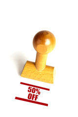 50 percent off