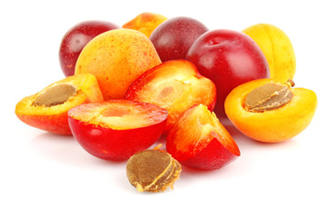 Apricots and plums