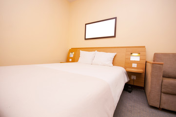 Fototapeta na wymiar Comfortable room in the hotel