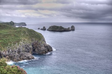 Fototapeta na wymiar Costa de Cantabria