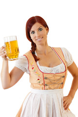 Redheaded bavarian female