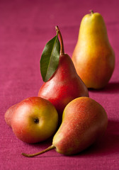 Ripe pears.