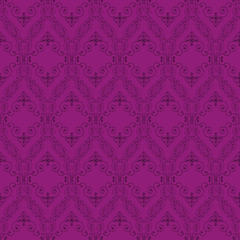 seamless abstract purple orient pattern