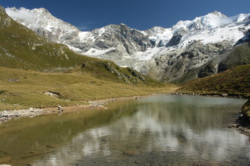 glacial lake near Tete de Milon