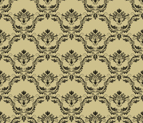 seamless damask pattern