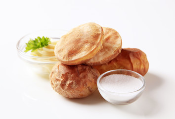 Baked potatoes