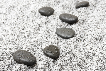 Fototapeta na wymiar Grey sand