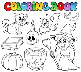 Livre de coloriage collection Halloween
