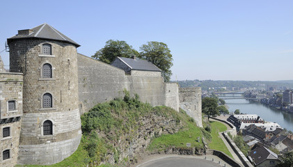 cittadelle tower and ramparts, namur