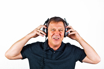 Man with headphones