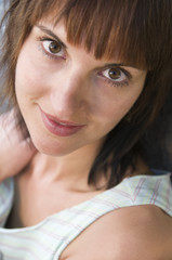Naklejka premium face of young lady
