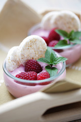 raspberry yogurt