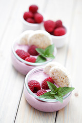 raspberry yogurt