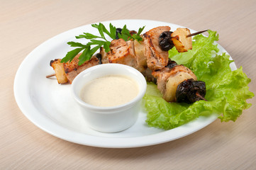 chicken making roasted