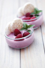 raspberry yogurt