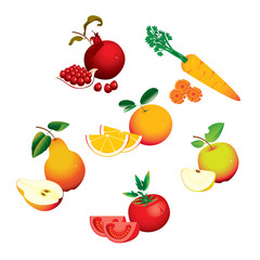 set fruit