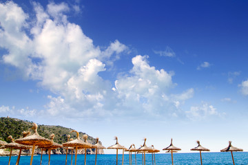 Camp de Mar in Andratx from Mallorca balearic island