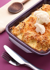 gratin de choux-fleur et pomme de terre