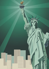 Obraz premium Statue of Liberty