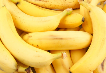 Fresh bananas background