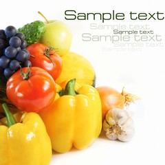 Fresh fruits and vegetables