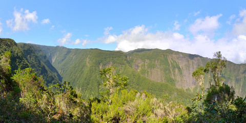 Paysage de montagne, Ile de la R&eacute;union